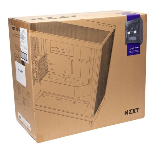 NZXT H7 Flow (2024) Tempered Glass ATX Mid-Tower Computer Case - Black — vista 5
