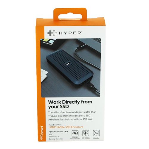 Hyper HyperDrive USB4 NVMe SSD Enclosure — vista 5