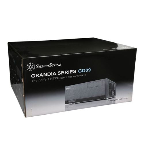 SilverStone GD09 Home Theater PC ATX Mini-Tower Computer Case - Black — vista 5
