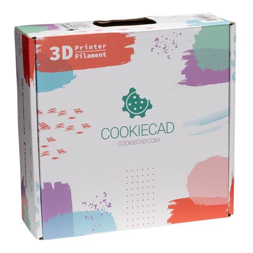 Cookiecad 1.75mm PLA Glitter 3D Printer Filament Multi Color Color 1.00 kg (2.2 lbs.) Spoo — vista 5