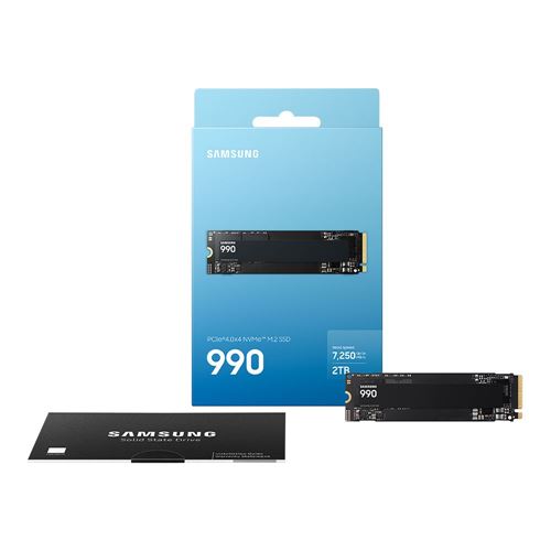 Samsung 990 2TB Samsung V NAND PCIe Gen 4 x4 NVMe M.2 Internal SSD — conectores SATA / M.2