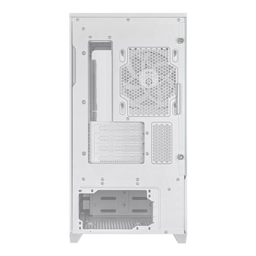ASUS Prime AP202 ARGB Tempered Glass microATX Mid-Tower Computer Case - White — vista 5