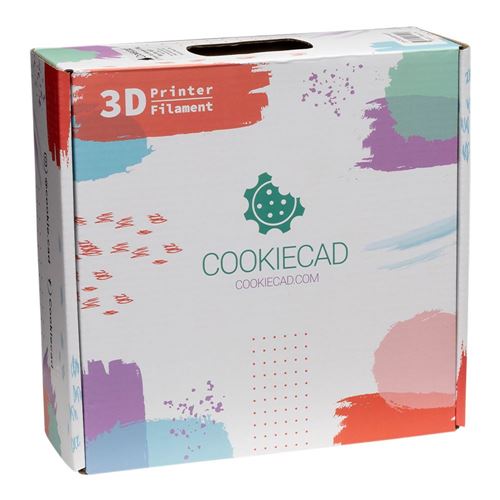 Cookiecad 1.75mm PLA Glitter 3D Printer Filament Single Color Color 1.00 kg (2.2 lbs.) Spo — vista 5
