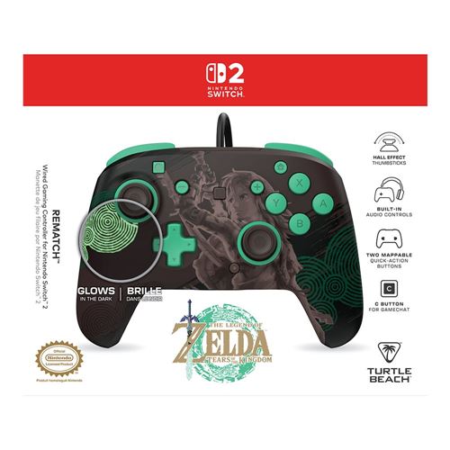 Turtle Beach Rematch Wireless Nintendo Switch 2 Controller - Legend of Zelda — vista 5