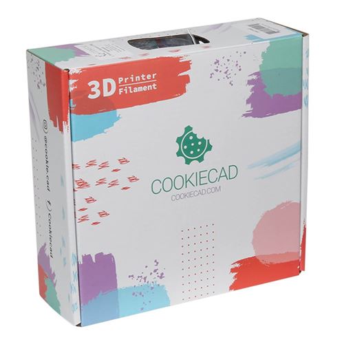 Cookiecad 1.75mm Mermaid (Rainbow Transition) PLA 3D Printer Filament - 1kg Spool (2.2 lbs — vista 5