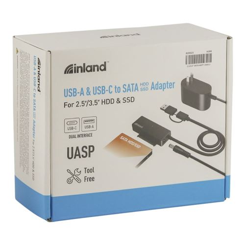 Inland USB Type-A Adapter for 2.5"/3.5" SATA HDD/SSD — vista 5