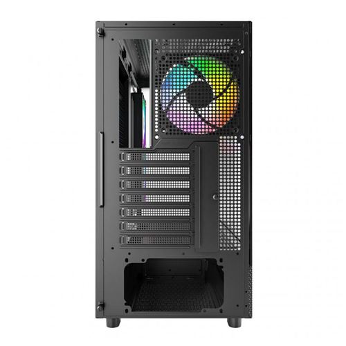 Montech XR Tempered Glass ATX Mid-Tower Computer Case - Black — vista 5