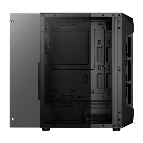 Gamdias GC1 Tempered Glass ATX Mid-Tower Computer Case - Black — vista 5