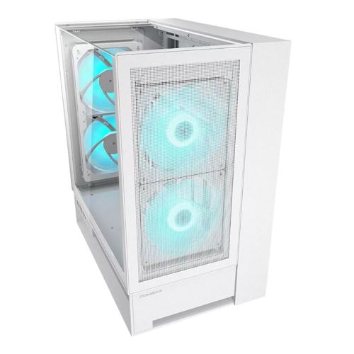 Cougar OmnyX Tempered Glass ATX Mid-Tower Computer Case - White — vista 6