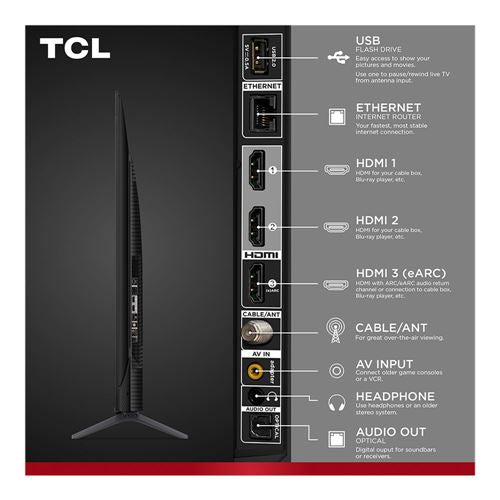 TCL 65Q651G 65" Class (64.5" Diag.) 4K Ultra HD Smart QLED TV — vista 6