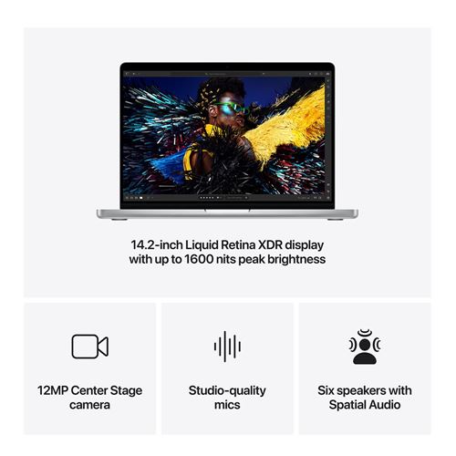 Laptop Apple MacBook Pro 14 MX2E3LL/A Pantalla 14.2" Liquid Retina XDR - M4 Pro - 24GB Memoria - 512 — vista 6