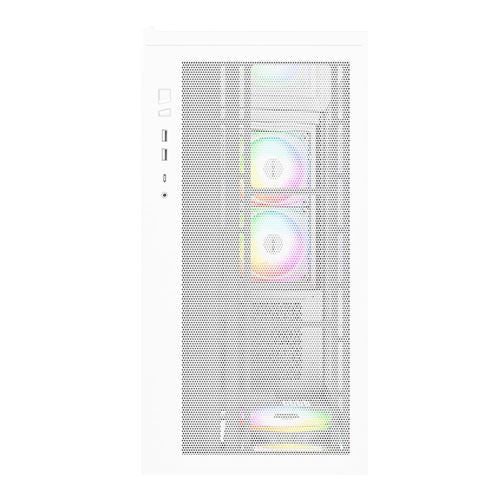 Montech SKY 3 RGB Tempered Glass ATX Mid-Tower Computer Case - White — vista 6