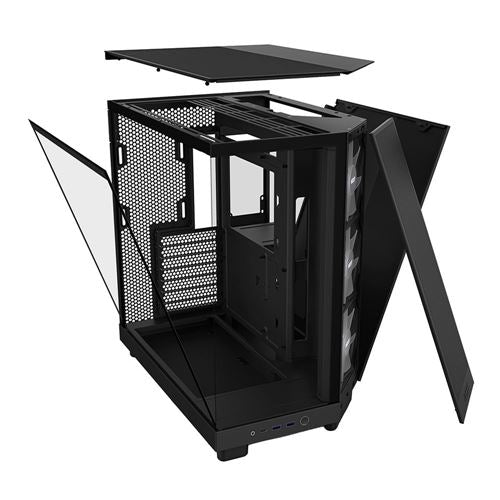 NZXT H6 Flow RGB Tempered Glass ATX Mid-Tower Computer Case - Black — vista 6