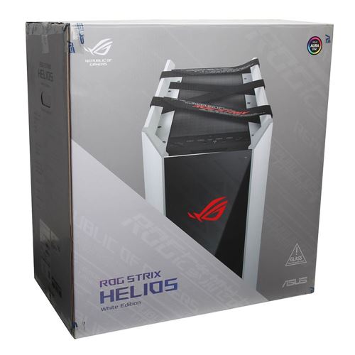 ASUS ROG Strix Helios GX601 RGB Tempered Glass ATX Mid-Tower Computer Case - White Edition — vista 6