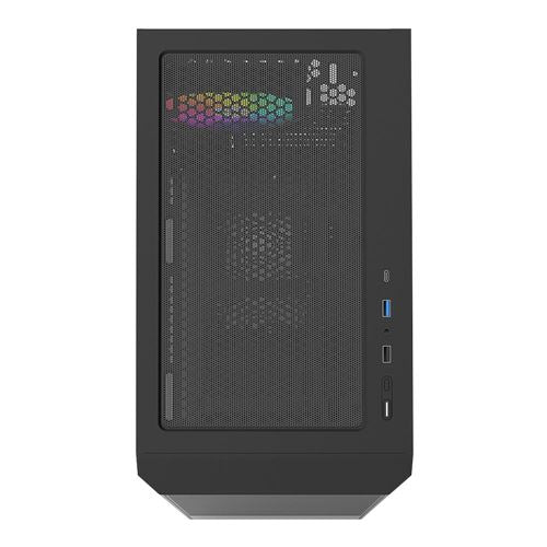 Montech X2 Plus Tempered Glass ATX Mid-Tower Computer Case - Black — vista 6