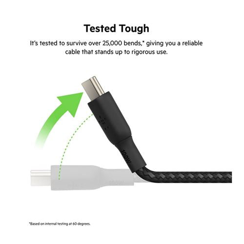 Belkin USBC TO USBC 100W 3M B — vista 6