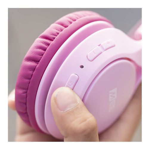 MEE Audio KidJamz KJ45BT Children Bluetooth Wireless Headphones - Pink/Magenta — vista 6