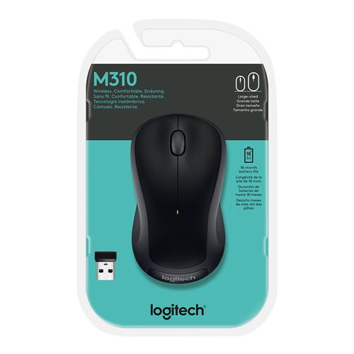 Logitech M310 Wireless Mouse - Black — vista 6