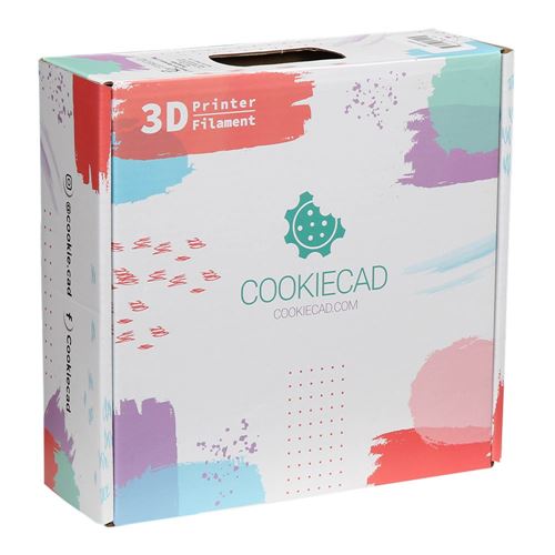 Cookiecad 1.75mm PLA 3D Printer Filament 1.0 kg (2.2 lbs.) Spool - Periwinkle
Glossy Fini — vista 6