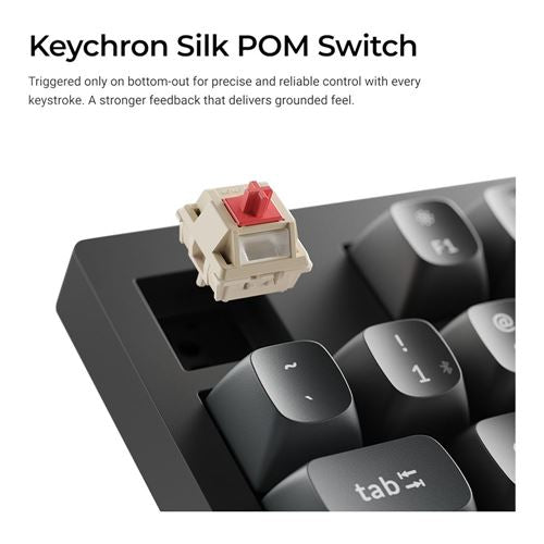 Keychron V5 Ultra 8K Banana Switch Wireless Custom Mechanical Keyboard - Black — vista 6