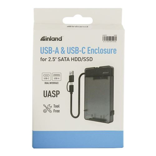 Inland 2-in-1 USB 3.2 Gen 1 Type-A/C to SATA Hard Drive Adapter — vista 6