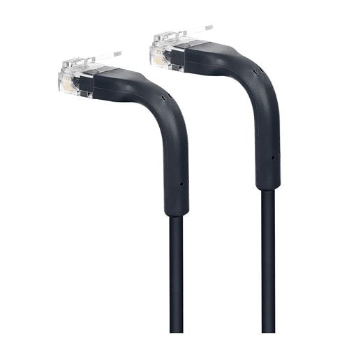 Intellinet Cat6 Stranded U/UTP FlexiBoot Slim Network Ethernet Cable 10ft, 10-Pack-Black — vista 6