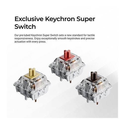 Keychron K10 Max Wireless Mechanical Keyboard - Black
Red Switch — vista 6