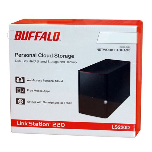 BUFFALO LinkStation 220 Personal Dual Bay Cloud Network Storage NAS - 8TB (2x 4TB) HDD Inc — vista 6