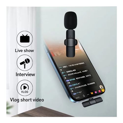 K9 Wireless Lavalier Microphone Set — vista 6