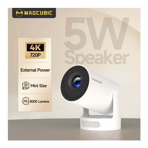 Magcubic HY300 Pro Portable Mini Projector - White — vista 6