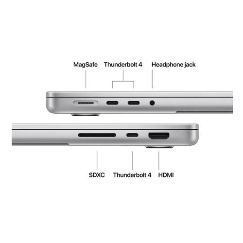 Laptop Apple MacBook Pro 14" - Apple M5 10-Core - 1TB SSD - 16GB RAM - 14.2" Liquid Retina XDR - Sil — vista 7