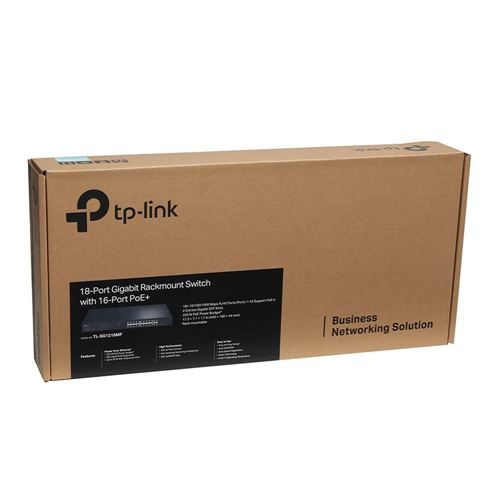TP-LINK TL-SG1218MP 18-Port Gigabit Rackmount Switch
16 PoE+ — vista 7