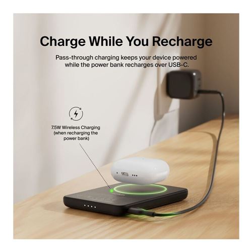 Belkin 5K 7.5W SLIM MAG BLACK — vista 7