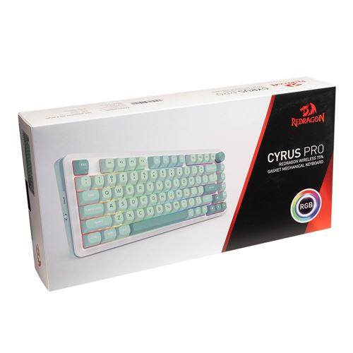 Redragon MCK681 Cyrus PRO RGB 75% Wireless Gaming Keyboard - Green
Custom Gray Linear Swi — vista 7