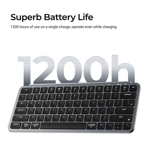 Keychron B1 Pro Wireless Scissor Keyboard - Space Gray — vista 7