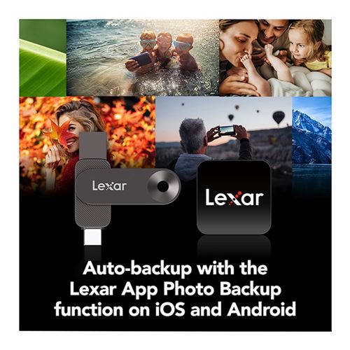 Lexar 256GB D500 Dual Drive USB 3.2 Gen 1 Flash Drive (USB-C / USB-A) - AFA Edition — vista 7
