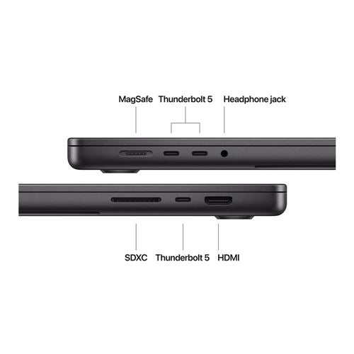 Laptop Apple MacBook Pro 16" - M4 Pro - 48GB RAM - 1TB SSD - (Late 2024) - Space Black - Z1FT000CE — vista 7