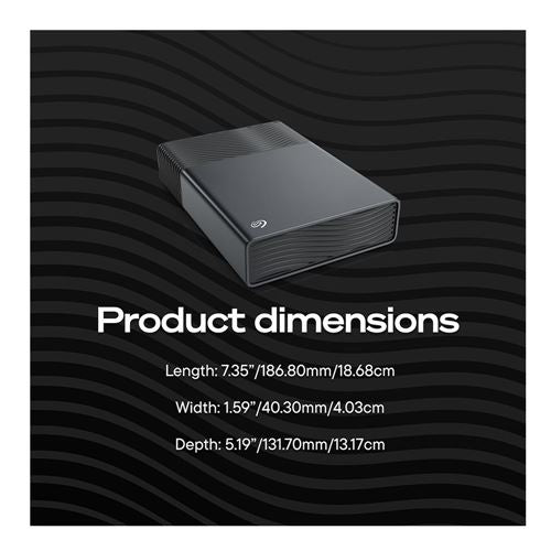 Seagate 24TB One Touch Desktop HDD — vista 7
