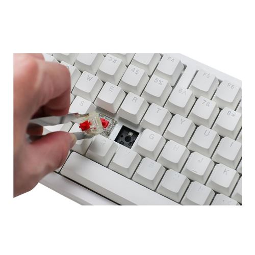 Ducky Zero 6108 Wireless Mechanical Gaming Keyboard - White — vista 7