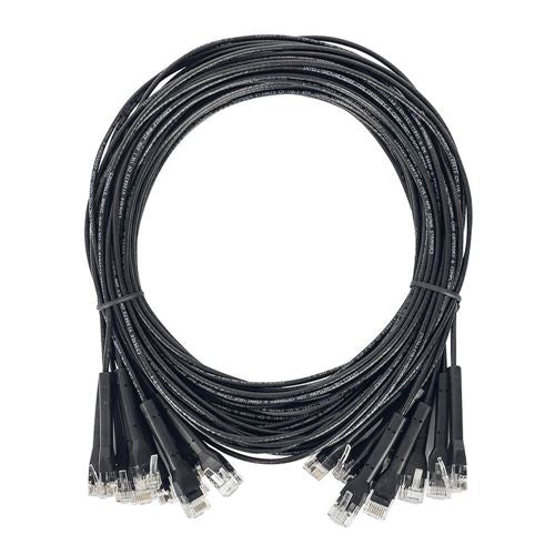 Intellinet Cat6 Stranded U/UTP FlexiBoot Slim Network Ethernet Cable 10ft, 10-Pack-Black — vista 7