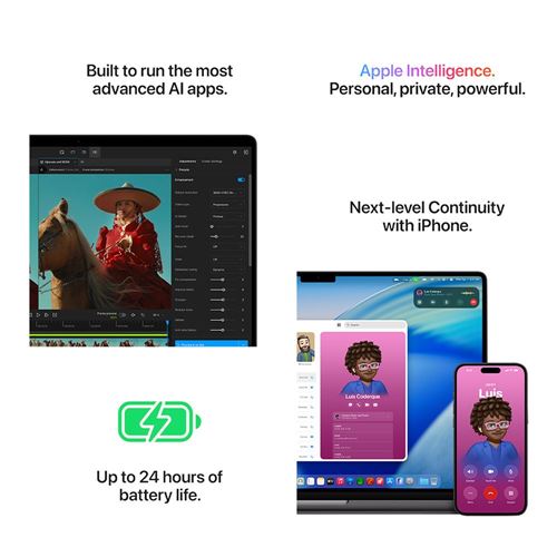 Laptop Apple MacBook Pro 16.2 Nano-Texture Z1MZ0001T - Apple M5 Pro 18-Core - 24GB Unified Memory - — vista 7