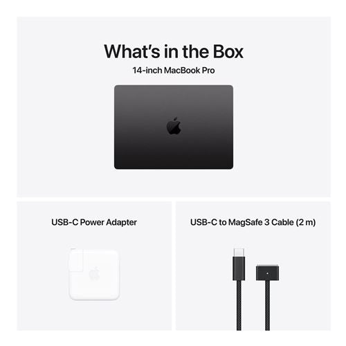 Laptop Apple MacBook Pro 14" - M5 - 16GB RAM - 1TB SSD - (Late 2025) - Space Black - MDE14LL/A — vista 8