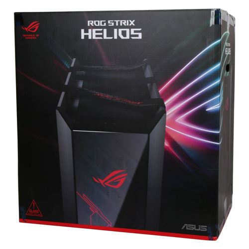 ASUS ROG Strix Helios GX601 RGB Tempered Glass ATX Mid-Tower Computer Case - Black — vista 8