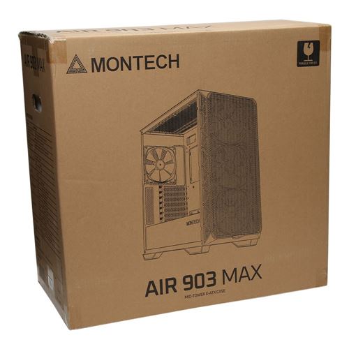 Montech AIR 903 MAX Tempered Glass ATX Mid-Tower Computer Case - Black — vista 8