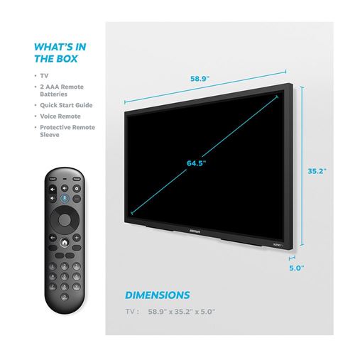 Element EP500AE65C 65" Class (64.5" Diag.) 4K Ultra HD Smart LED TV — vista 8