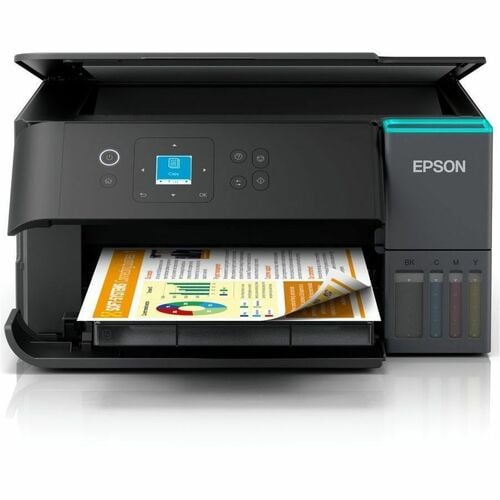Impresora de inyección de tinta multifunción Epson L4360 Con cable e inalámbrico EcoTank - Color - Copiadora/I - imagen 2