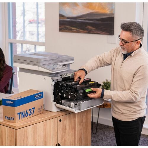 Impresora Láser Multifunción Brother MFC-L8970CDW Con cable e inalámbrico - Color - Copiadora/Impresora/Escáne - imagen 6