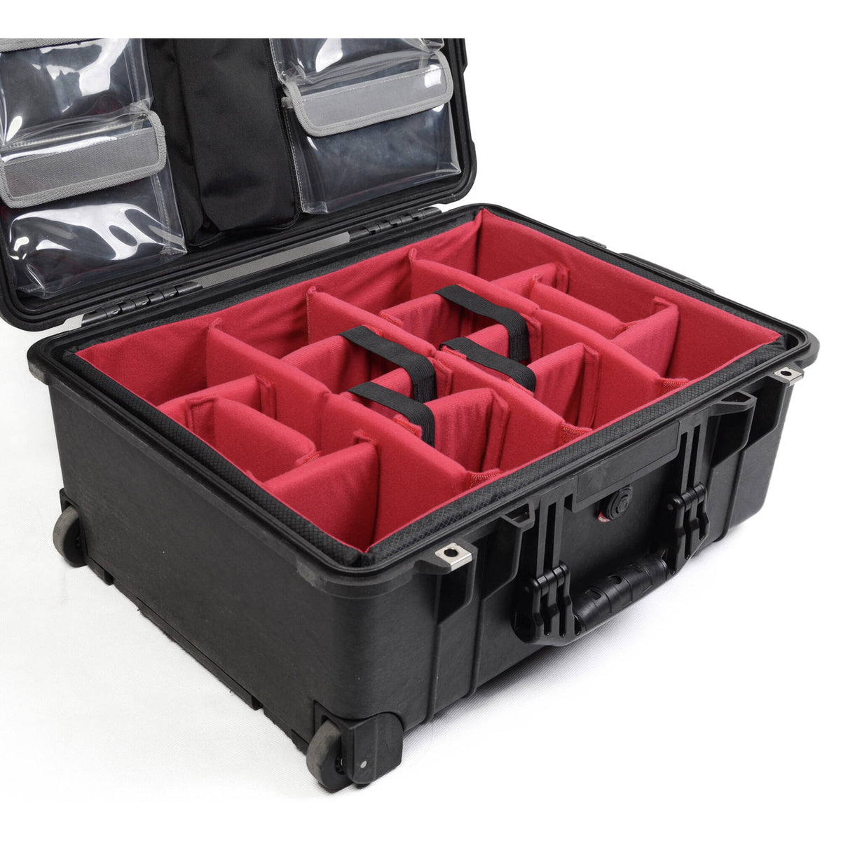 Inserto Divisor A-MoDe Limited para Pelican 1560 (Rojo) - puertos y conexiones