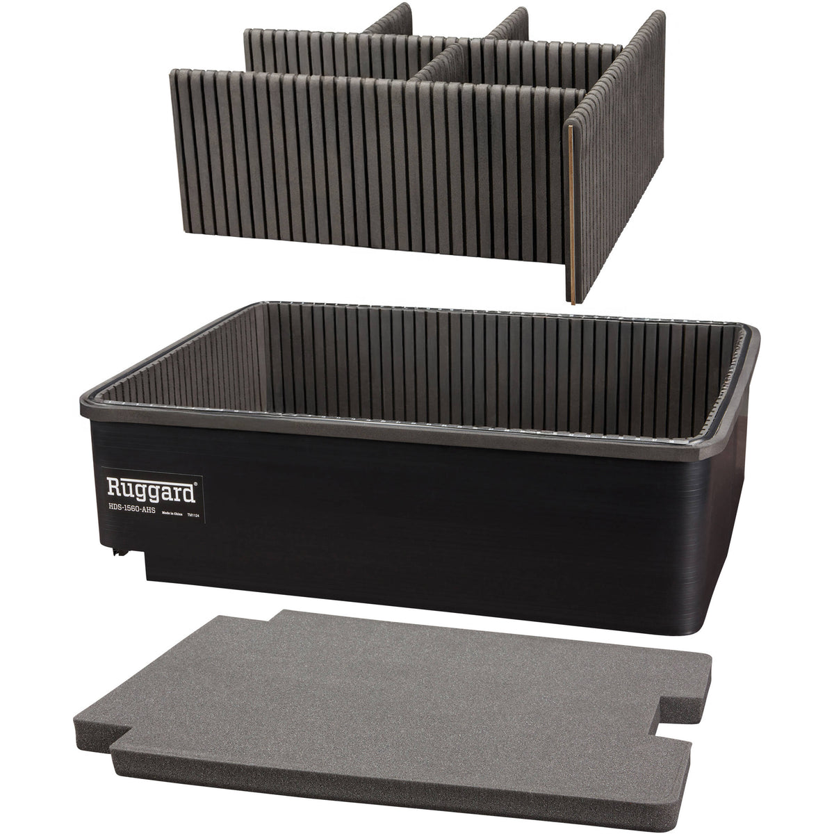 Inserto Divisor Ruggard Adjustable Hard para Pelican 1560 - vista frontal