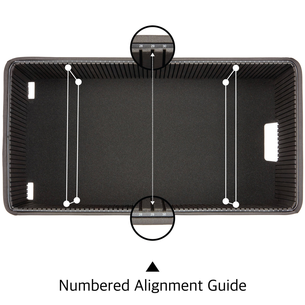 Inserto Divisor Ruggard Adjustable Hard para Pelican 1615 - puertos y conexiones
